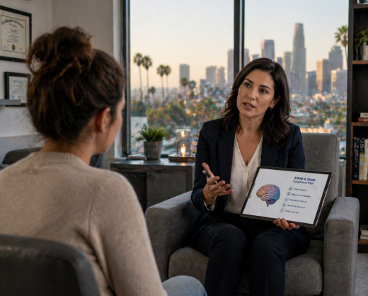 psychiatrist discussing ADHD sleep treatment Los Angeles