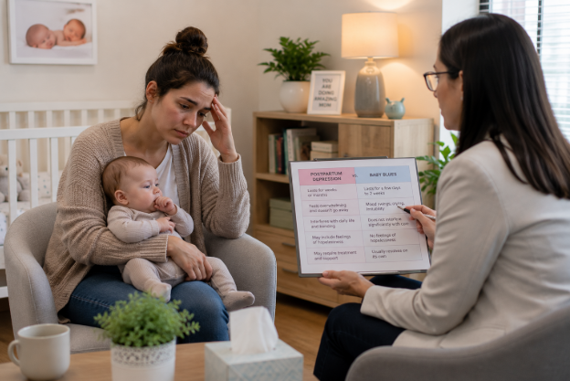 Postpartum Anxiety and Overlapping